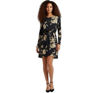 J.Crew Womens Dress Sz 00 Floral Date night Dinner Party Cocktail Neutral Earthy